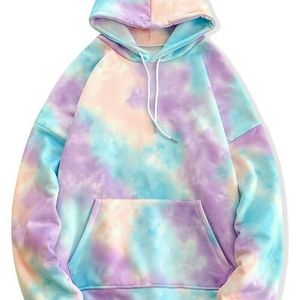 iOS tie die sweatshirts of this style any color